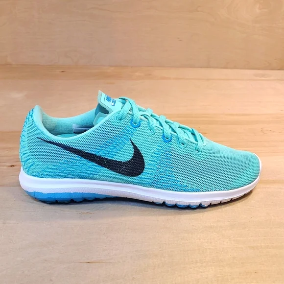 Nike Women's Flex Furry 7 Green Athletic Shoes - Picture 1 of 10